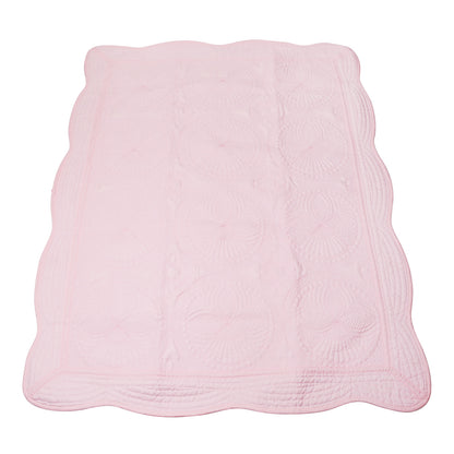 25Pcs Free Shipping Pink Baby Blanket Blank Cotton Quilt Lap Blanket