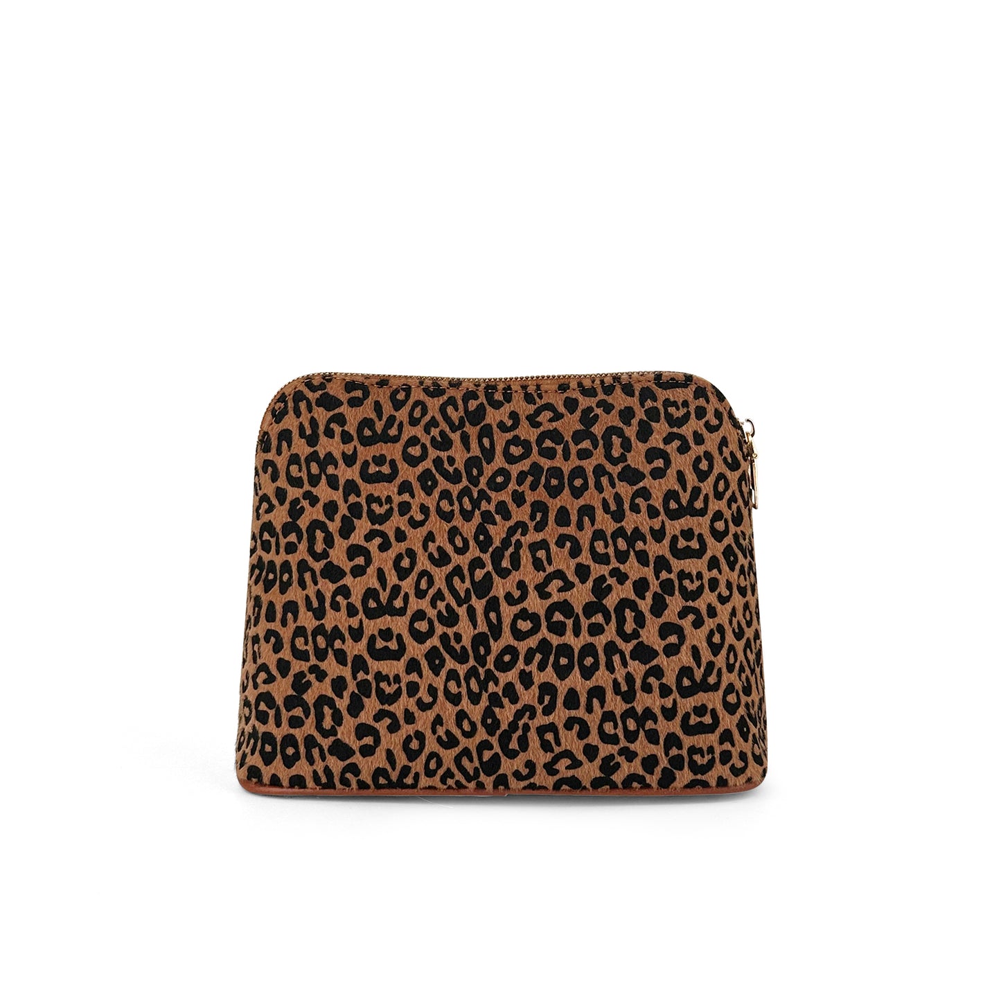 60Pcs Free Shipping Leopard Cosmetic Bag Train Case Organizer Shell Makeup Bag