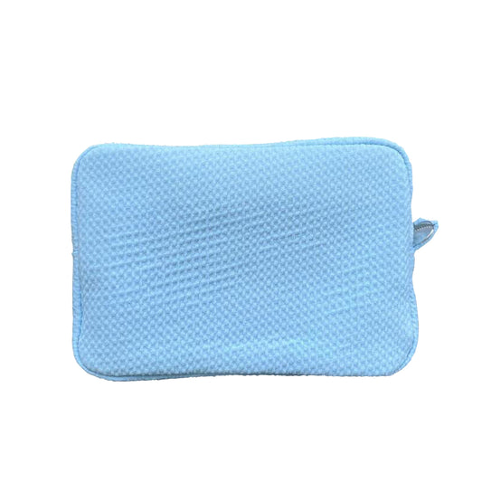 25Pcs Free Shipping Waffle Cosmetic Bag Aqua Rectangle Makeup Bag Travel Toiletry Bag