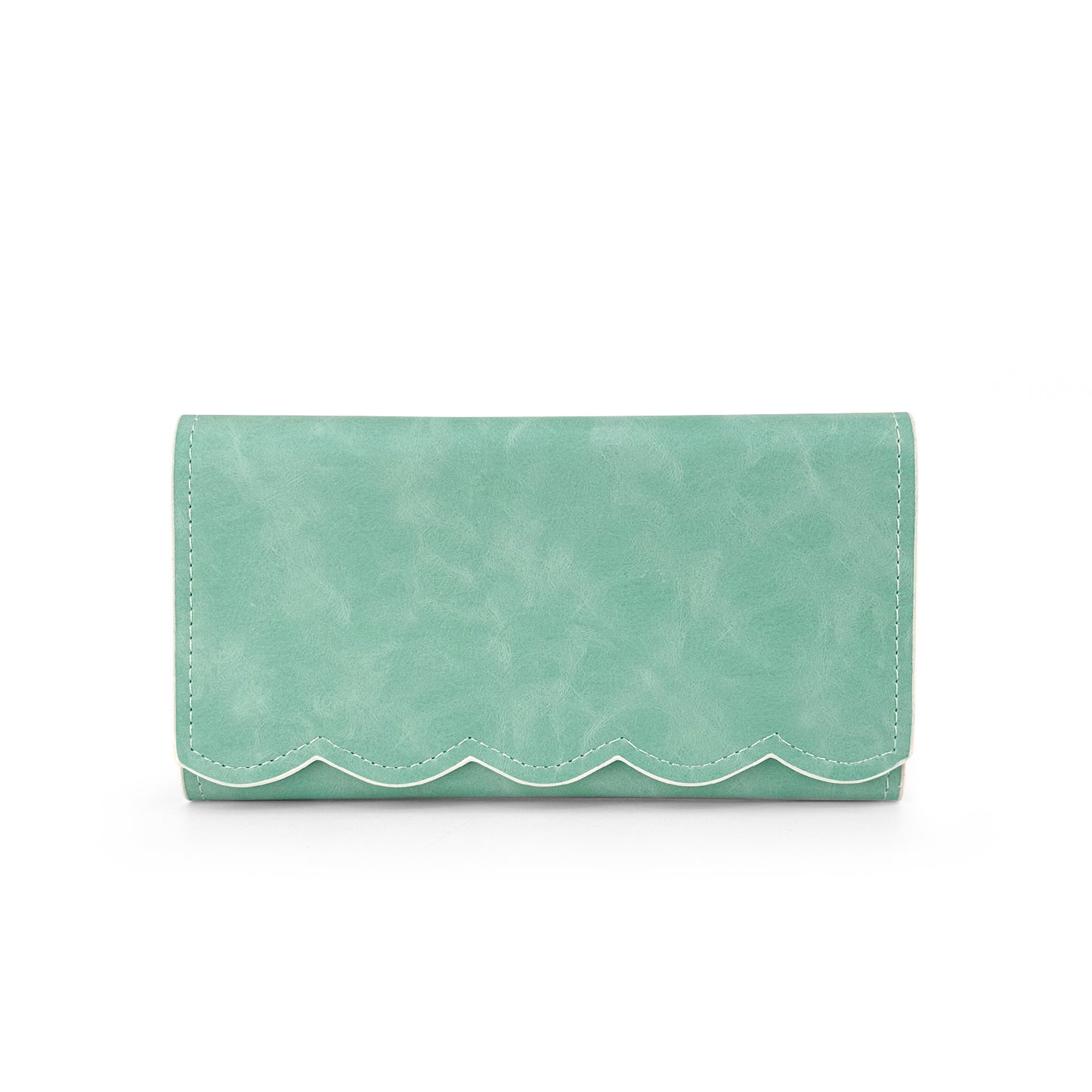 25Pcs Scalloped Wallets Mint Clutch Bags Envelope Purse With Scalloped Bag