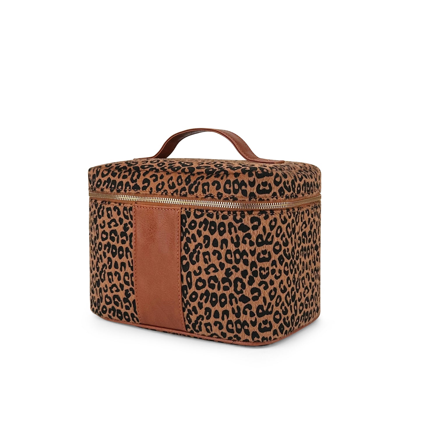 60Pcs Free Shipping Leopard Cosmetic Bag Train Case Organizer Makeup Bag