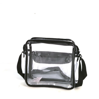 25Pcs Clear Crossbody Bag for Women PVC Handbag for Concert Sports