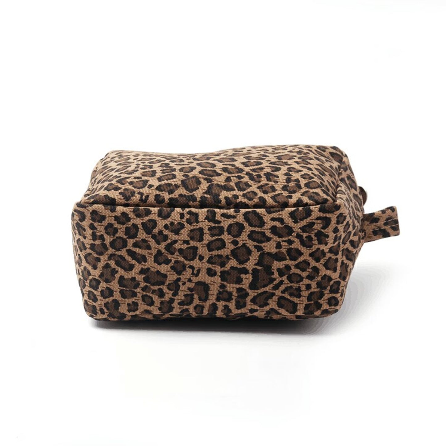 25pcs Women Leopard Cosmetic Bag Brown Cheetah Makeup Holder Handbag Canvas For Travel