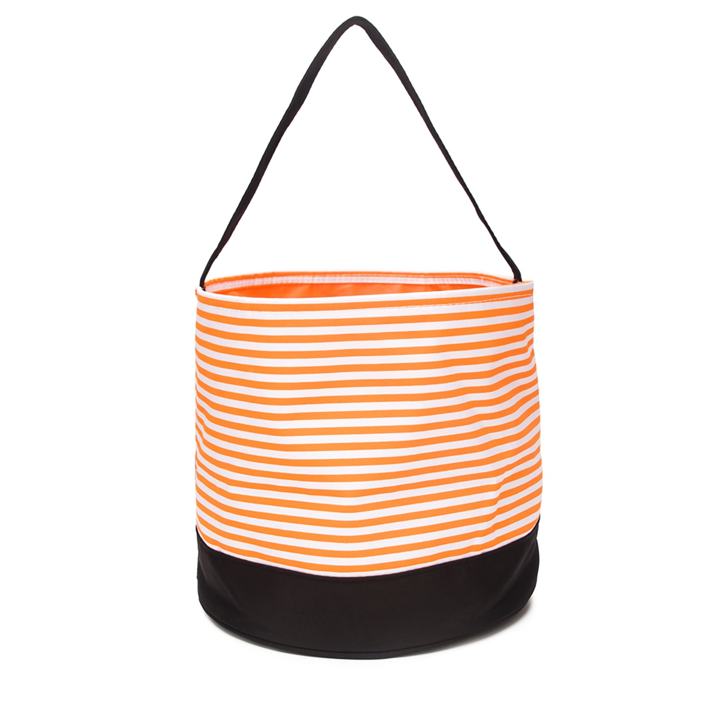 25Pcs Halloween Holiday Free Shipping Orange White Stripes Candy Bucket