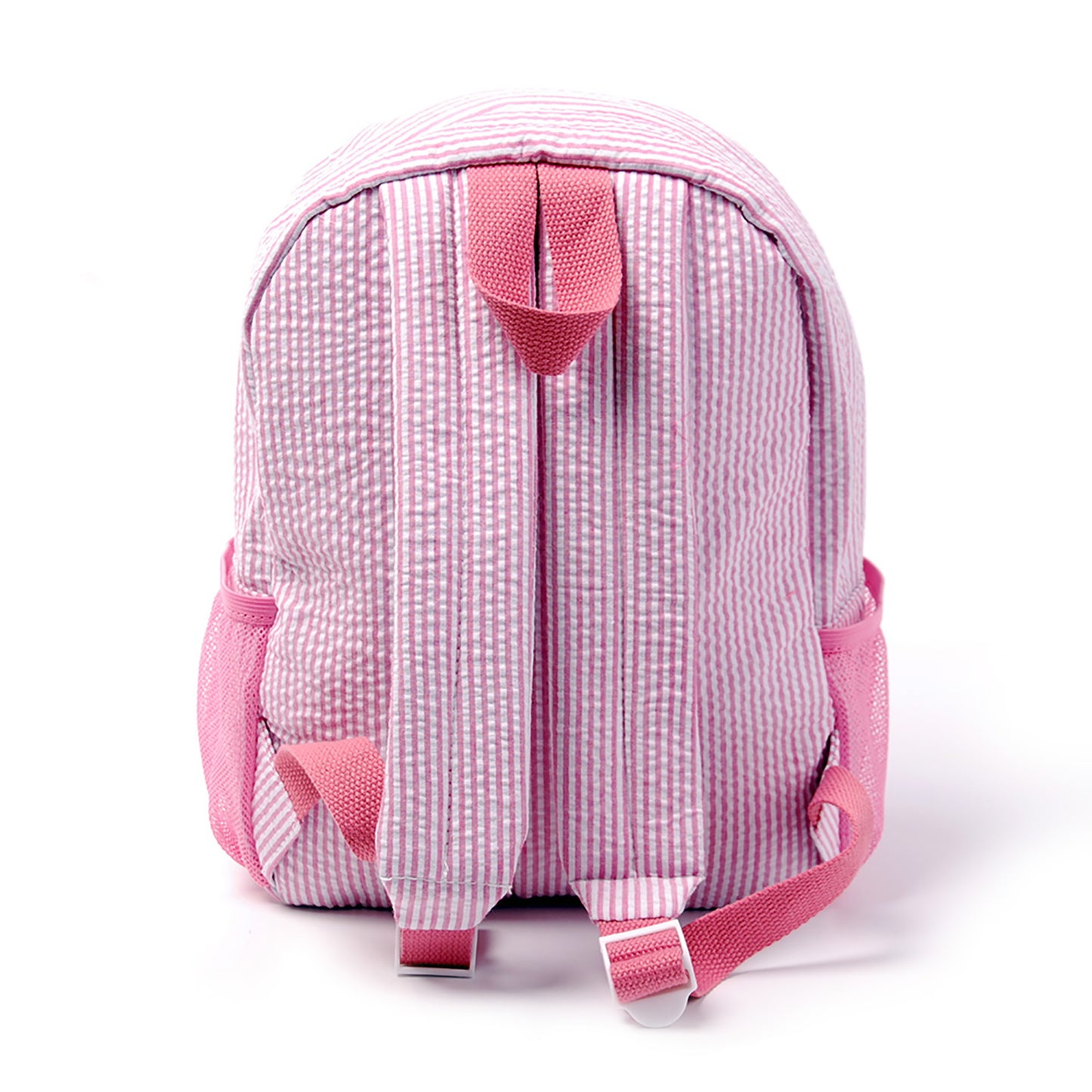 25Pcs Free Shipping Kid Backpack Pink Seersucker Backpacks Cute Toddler Bookbag For Kids