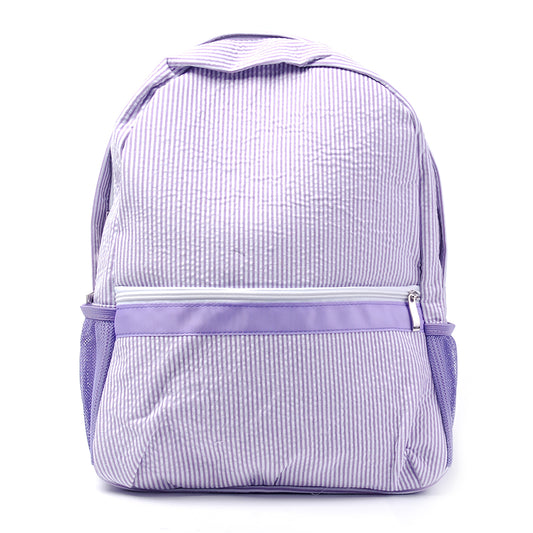 25Pcs Purple Backpack School Seersucker Full Size Backpack